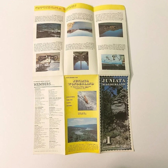 Vintage Juniata Wonderland Pennsylvania Travel Brochure Souvenir - Picture 6 of 9